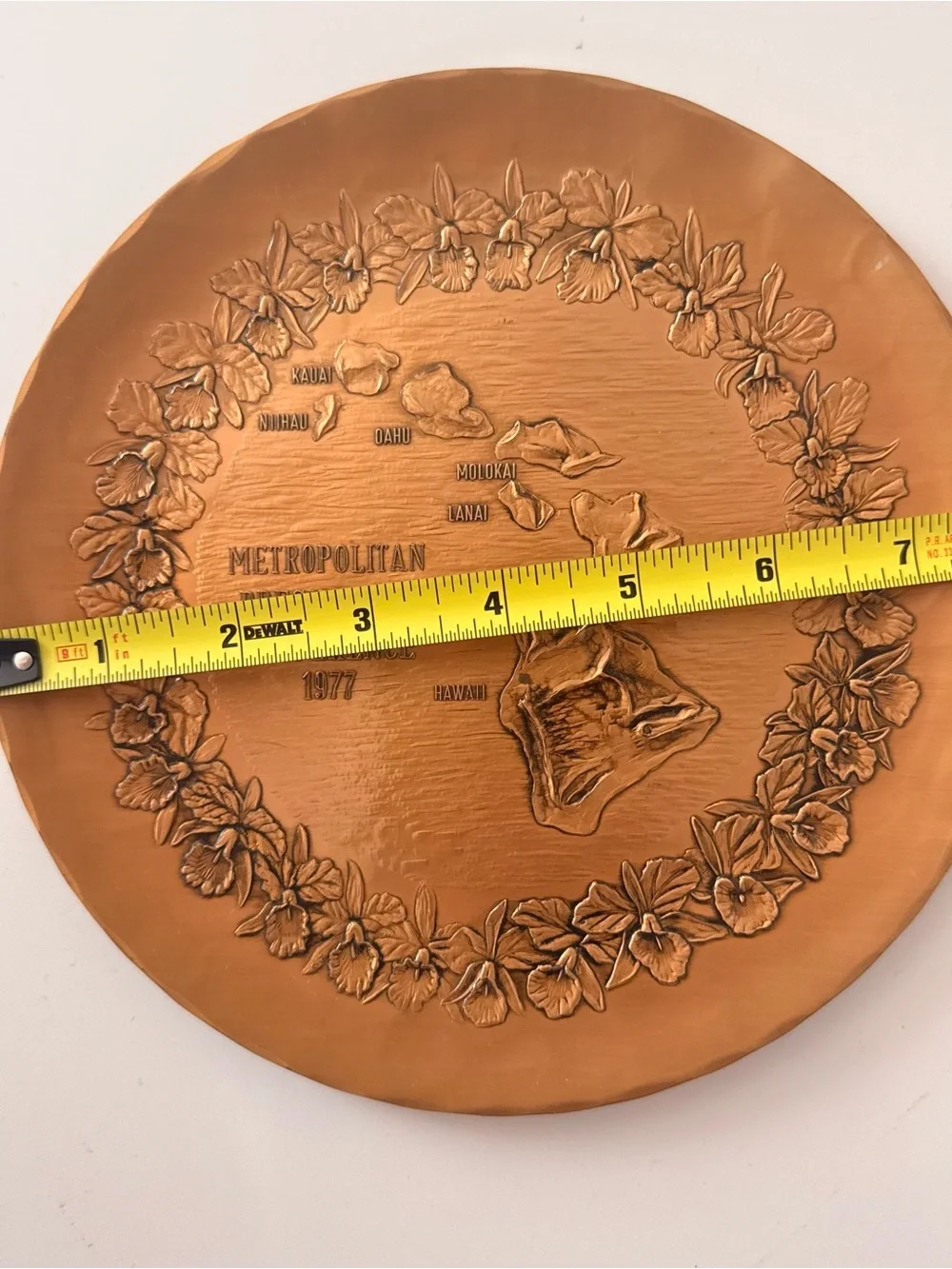 Bronze Plate  Commemorative 1977 Metropolitan President’s Conference